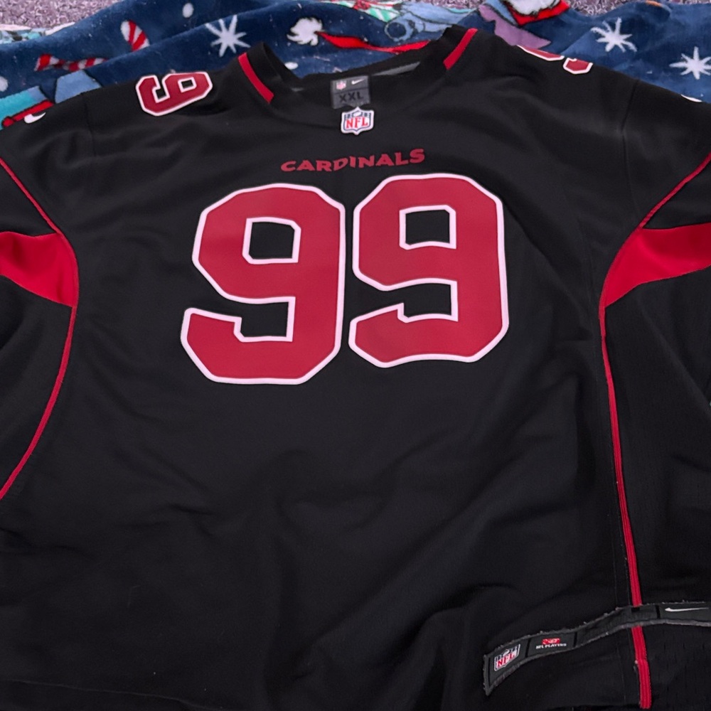NFL Cardinals Black and Red Jersey